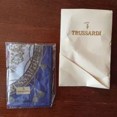 TRUSSARDI トラサルディ 大判ハンカチ タッセル柄 新品未使用