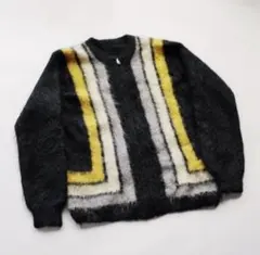 80s モヘア ブラック カーディガン ビンテージ vintage ヴィンテージ