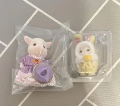 シルバニアファミリー 赤ちゃんカラフルうさぎ　どきどきフレンズ　ヤギの女の子