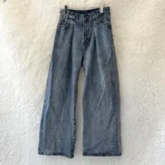 JEANASIS タックデニムワイドパンツ M ジーナシス