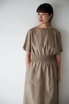 humoresque pocket dress シルクワンピース 36 humoresque pocket dress シルクワンピース 36 - メルカリ