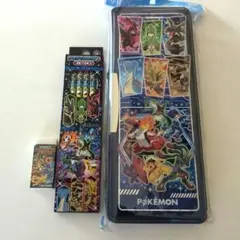 ポケモン筆箱 ホログラム＆鉛筆2B 消しゴム3点セット☆新品