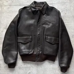 80s〜　VANSON A-2 レザージャケット　フライトジャケット　36