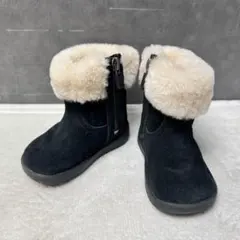 美品☆UGG アグ ベビー ファー ブーツ ブラック 12.5
