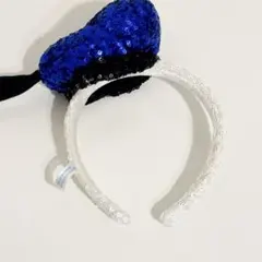 耳付きスパンコールカチューシャ