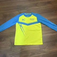 Mizuno NXT 長袖Tシャツ イエロー/ブルー
