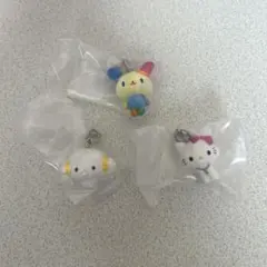 サンリオ　めじるしアクセサリー　ウサハナ&こぎみゅん&チャーミーキティ
