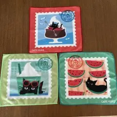 カフェ・ベローチェ 40周年記念 ミニタオル 3枚セット