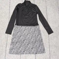 長袖 チュニック ハイネック 切替デザイン k.t kiyoko takaseのサムネイル