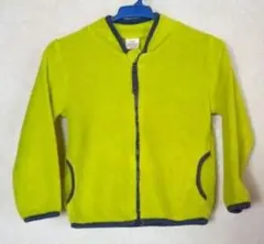 KIDSFASHIONSTATIONフリースジャケット#100レモンイエロー