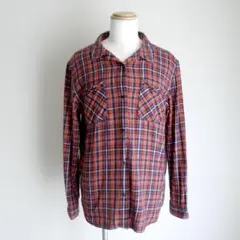 DENIM&SUPPLY ラルフローレン　オープンカラー　チェックシャツ