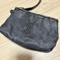 【即日発送可】YSL 黒 ポーチ　ノベルティ