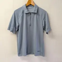 00s Patagonia ハーフジップ ポロシャツ ライトブルーのサムネイル