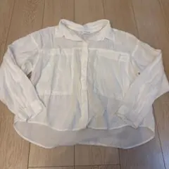 ZARA 白いシャツ キッズ164サイズのサムネイル