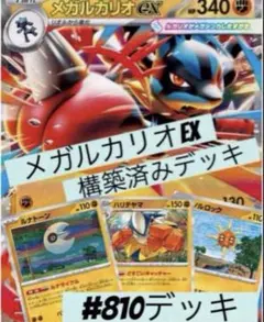 あ*れ様 メガルカリオEX 構築済みデッキ #810