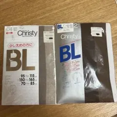 Christy ストッキング 2足入り 2点セット