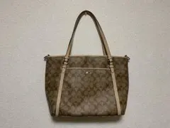 Coach ブラウン トートバッグ