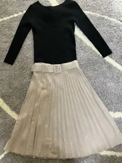 Apuweiser-richeバックシャンニットset up