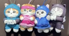 モフサンド 忍者にゃんマスコット　全4種　コンプリートセット
