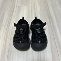 KEEN キッズ ブラックサンダル15.0cm