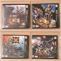3DSソフト モンスターハンター 4,4G,X,XXセット
