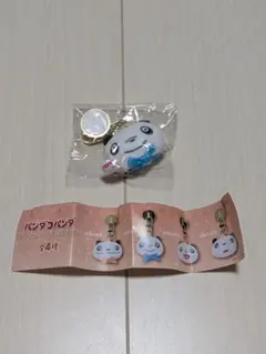 パンコパンダ ぬいぐるみスマホチャーム パンちゃんリボン