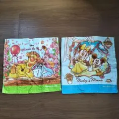 ディズニー タオルハンカチ2枚セット
