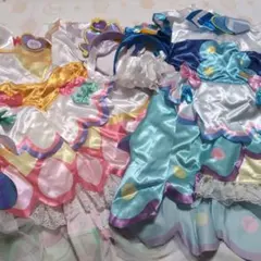 デリシャスパーティプリキュア　ドレス　カチューシャ付　衣装　2枚
