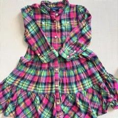 Ralph Lauren チェック柄ワンピース 2T