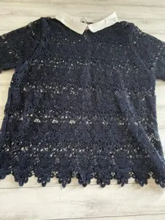 レーストップス ブラウス【グローバルワーク】