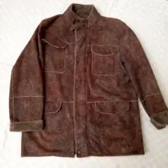 ザラフェイクレザーコート