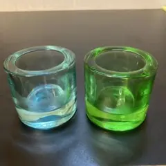 最終値下げ　Kivi イッタラ キャンドルホルダー キビ グリーン ブルー