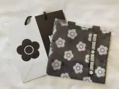 【マリークワント】ミニメッシュトートバッグ ブラック