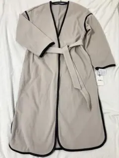 【新品タグ付き】GRL グレイル　ベージュ ベルト付きロングコート フリーサイズ