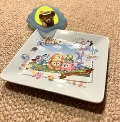 ディズニー ダッフィー アンド フレンズ スーベニア プレート コースター