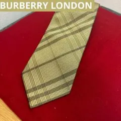 BURBERRY LONDON ジャガード ロゴグラム チェック ネクタイ
