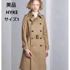 10/6まで　美品HYKE ライナー付きトレンチコート※INDIV　I23区