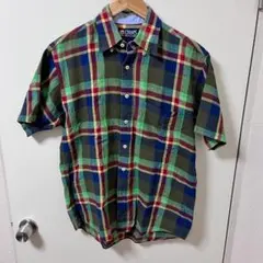 CHAPS ラルフローレン 半袖チェックシャツ M