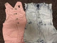GAP ピンクオーバーオール デニムオーバーオール12-18ヶ月 18-24ヶ月