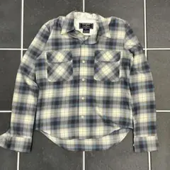 90s POLO SPORT【レーヨン オンブレチェック 開襟シャツ】