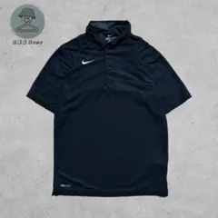 00's NIKE ポロシャツ 半袖シャツ ブラック カジュアル スポーツMIX