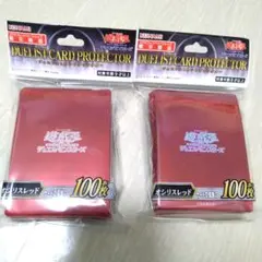 遊戯王 コナミフレンドリーショップ 限定 スリーブ オシリスレッド 2個