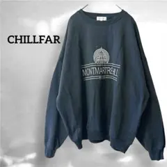 即日発送✨CHILLFAR【FREE】刺繍 トレーナー　ブラック　スウェット