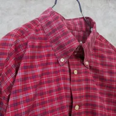 美品 ブルックスブラザーズ ゴールデンフリース刺繍 BD チェックシャツ XL