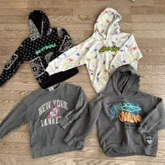 キッズパーカーセット 4点