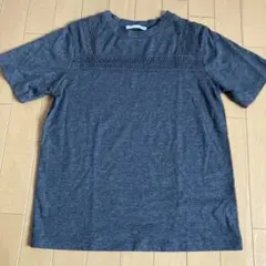 E hyphen world gallery 半袖Tシャツ ダークグレーのサムネイル