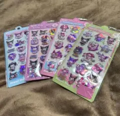 【新品】シャイニングマジックシール4種セット サンリオ ホログラム