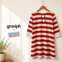 W 美品 graniph ウォーリーをさがせ　ワンピースのサムネイル