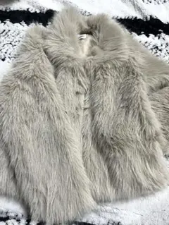 ファーコート　ベージュ