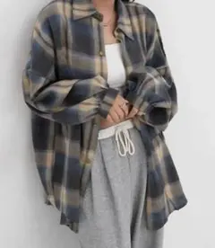 チェックネルシャツ